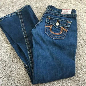 True Religion Indigo Flare Jeans